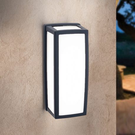 Aplice - Aplica perete LED de exterior moderna IP54 Bob antracit
