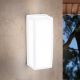 Aplice - Aplica perete LED de exterior moderna IP54 Bob alba