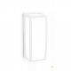 Aplice - Aplica perete LED de exterior moderna IP54 Bob alba