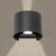 Aplice - Aplica LED de exterior design modern ambiental IP54 GRETA antracit