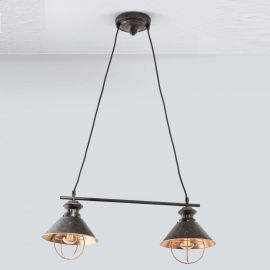 Pendule, Lustre suspendate - Lustra suspendata metal stil vintage Mathilda 2L