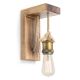 Iluminat interior - Aplica de perete stil vintage lemn / sfoara / metal antique Bassena