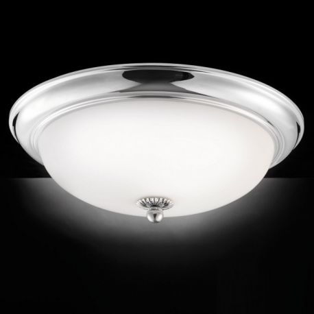 Plafoniere - Plafoniera stil clasic Nostalgie 35cm alama crom/opal