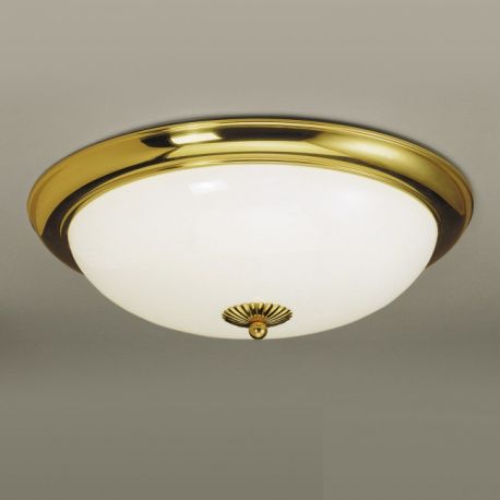 Plafoniere - Plafoniera stil clasic Nostalgie 47cm alama lucios/opal