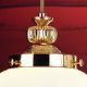 Pendule, Lustre suspendate - Pendul elegant stil clasic Nostalgie 18cm alama lucios/champagne