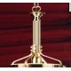 Pendule, Lustre suspendate - Pendul elegant stil clasic Nostalgie 33cm alama lucios/champagne