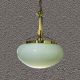 Pendule, Lustre suspendate - Pendul elegant stil clasic Nostalgie 33cm alama lucios/opal lucios