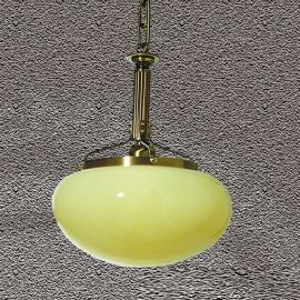 Pendule, Lustre suspendate - Pendul elegant stil clasic Nostalgie 33cm alama antique/champagne lucios