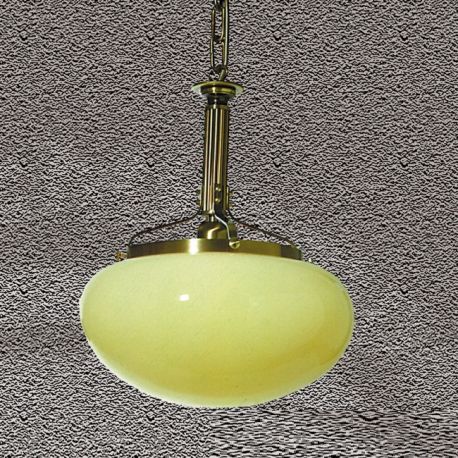 Pendule, Lustre suspendate - Pendul elegant stil clasic Nostalgie 33cm alama antique/champagne lucios