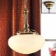 Pendule, Lustre suspendate - Pendul elegant stil clasic Nostalgie 33cm alama antique/champagne mat