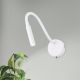 Aplice, corpuri de iluminat pentru pereti - Aplica minimalista cu reader LED directionabil Kurt alba