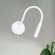 Aplice, corpuri de iluminat pentru pereti - Aplica minimalista cu reader LED directionabil Kurt alba