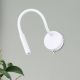 Aplice, corpuri de iluminat pentru pereti - Aplica minimalista cu reader LED directionabil Kurt alba