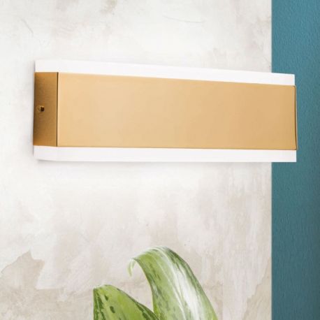 Aplice, corpuri de iluminat pentru pereti - Aplica de perte LED ambientala design modern Redo aurie