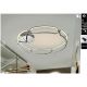 Lustre aplicate - Lustra LED dimabila cu telecomanda design ultra-modern 80cm Colette crom