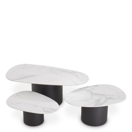 Masute Living - Set de 3 masute de cafea design modern LUX Zane