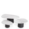 Set de 3 masute de cafea design modern LUX Zane