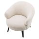 Fotolii - Fotoliu design elegant LUX Moretti, boucle crem