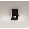 Plafonier, Spot aplicat negru, dim.10x10cm, Led Basic Square