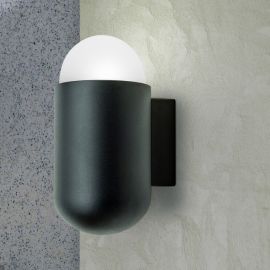 Aplice - Aplica LED de perete exterior moderna IP44 Nana antracit