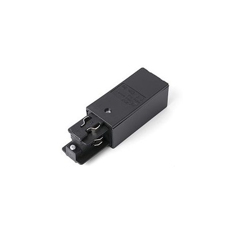 Accesorii iluminat - Accesoriu, Capat stanga negru, electrificat pentru sina Faro 3 PHASE TRACK