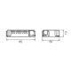 Accesorii iluminat - Transformator electric DRIVER 8-10W 250mA DC 29-40V TRIAC C
