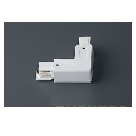 Accesorii iluminat - Accesoriu pentru sina metalica JOINT L alb stanga
