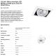 Spoturi tavan fals - Spot LED incastrabil COLIN-1 20° RETAIL 21/30W pearl white