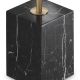 Masute Living - Masuta laterala design LUX Cole, marmura neagra