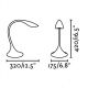 Lampi birou - Lampa de birou moderna cu iluminat LED,Touch Dimmer system, OTTO