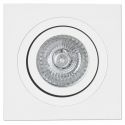 Rama spot directionabil, incastrabil, alb, dim. 9,2x9,2cm RADON-C