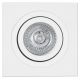Accesorii iluminat - Rama spot directionabil, incastrabil, alb, dim. 9,2x9,2cm RADON-C