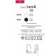Lampi birou - Lampa LED de birou alba cu clip flexibila, LENA