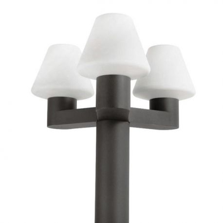 Stalpi - Stalp exterior 74436+trei globuri 74428 Mistu