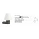 Aplice - Aplica de perete exterior 74432+glob 74428 Mistu