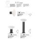 Stalpi - Stalp exterior 74434+glob 74430 Blub-s