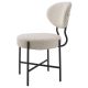 Seturi scaune, HoReCa - Set de 2 scaune design LUX Vicq, boucle crem