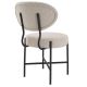 Seturi scaune, HoReCa - Set de 2 scaune design LUX Vicq, boucle crem