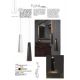 Pendule, Lustre suspendate - Pendul modern inaltime 186cm LED Pluma