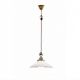 Pendule, Lustre suspendate - Lustra, Pendul rustic din alama cu sticla murano Country