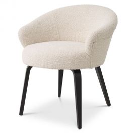 Scaune - Scaun design elegant LUX Moretti, boucle crem