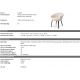 Scaune - Scaun design elegant LUX Moretti, boucle crem