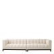 Canapele - Canapea design elegant LUX Ditmar L, boucle crem