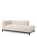 Canapea lounge design elegant LUX Ditmar Left, boucle crem