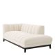 Canapele - Canapea lounge design elegant LUX Ditmar Left, boucle crem