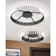 Lustre aplicate - Lustra LED dimabila aplicata design modern circular MANSION 43cm