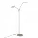 Lampadare - Lampadar LED dimabil stil modern Cobra satin chrome