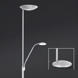 Lampadare - Lampadar LED dimabil stil modern Cobra satin chrome
