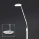 Lampadare - Lampadar LED dimabil stil modern Cobra satin chrome
