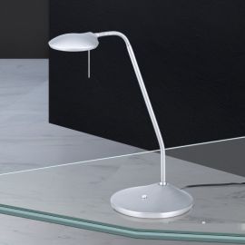Lampi birou - Lampa LED de birou dimabila stil modern Cobra satin chrome